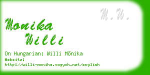 monika willi business card
